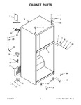 Diagram for 02 - Cabinet Parts