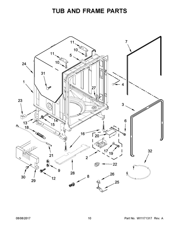 Diagram for KDTE254EBL3