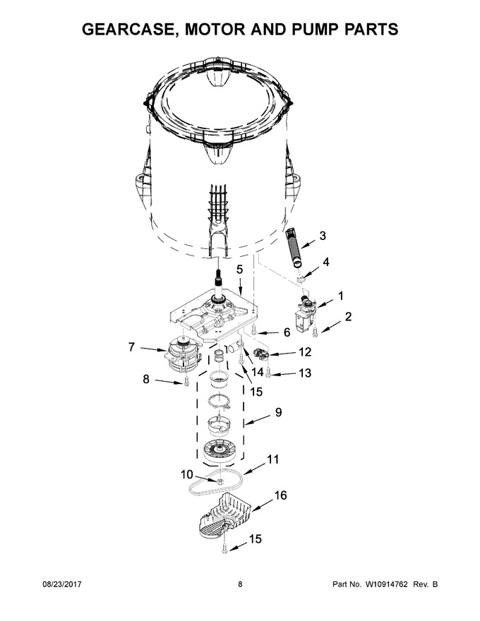 Diagram for WTW4915EW2