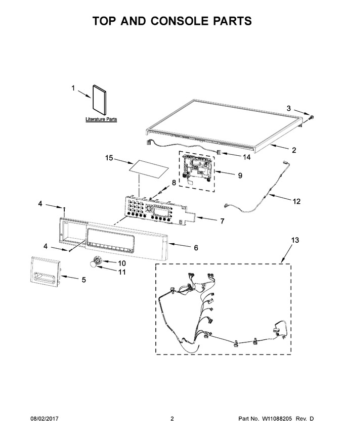 Diagram for WHD5090GW0