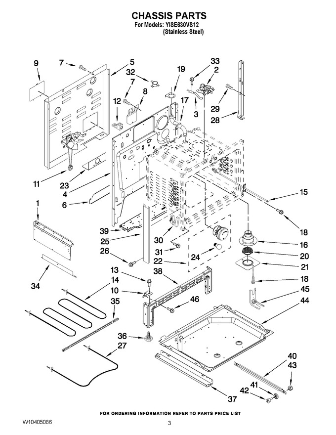 Diagram for YISE630VS12