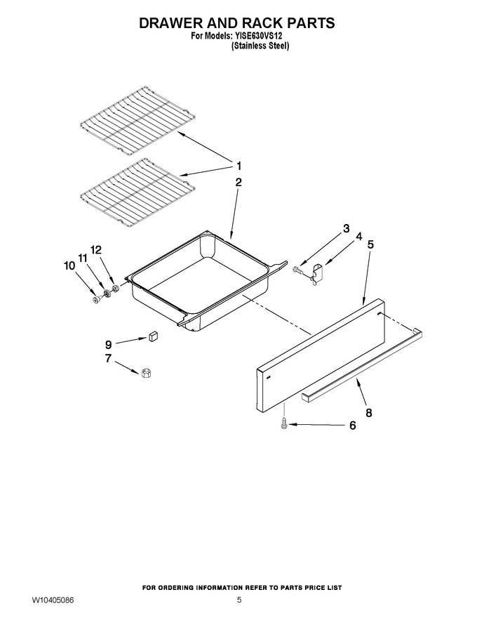 Diagram for YISE630VS12
