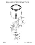Diagram for 05 - Gearcase, Motor And Pump Parts