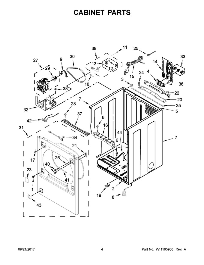 Diagram for WGD8000DW4
