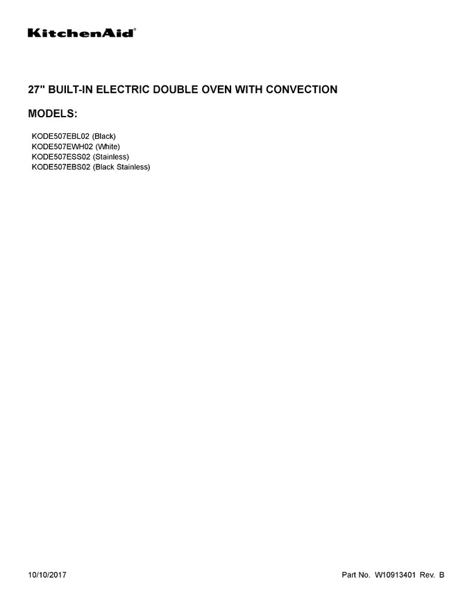 Diagram for KODE507EBL02