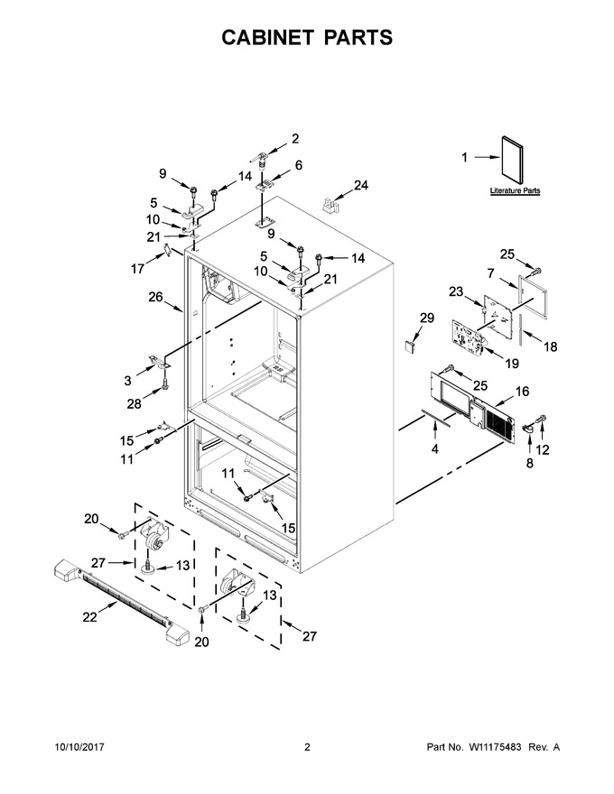 Diagram for WRF555SDFZ04