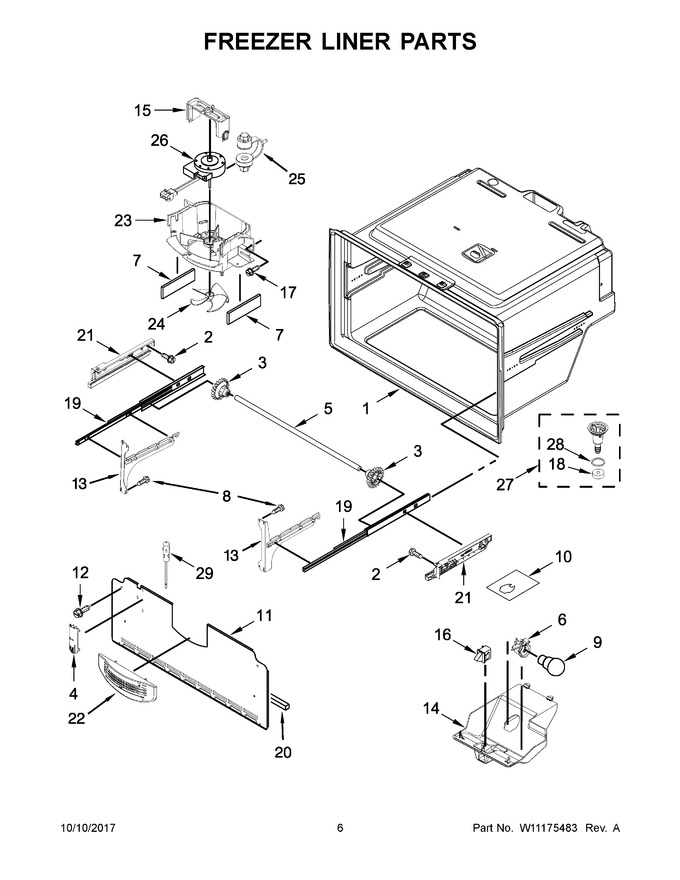 Diagram for WRF555SDFZ04