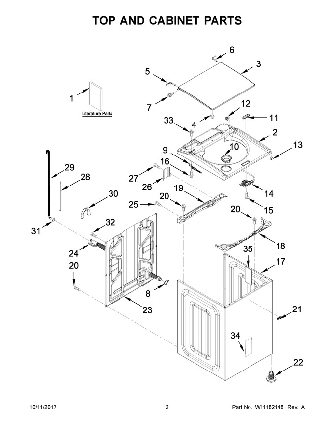 Diagram for WTW8040DW4