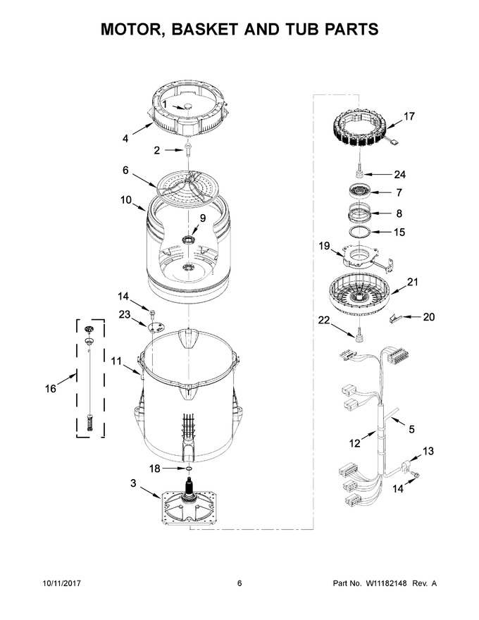 Diagram for WTW8040DW4