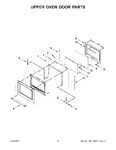 Diagram for 04 - Upper Oven Door Parts