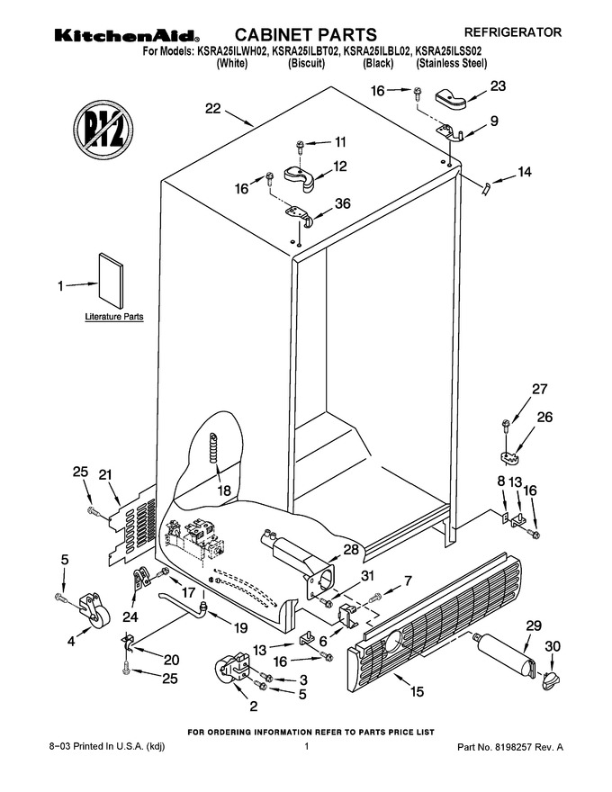 Diagram for KSRA25ILBL02