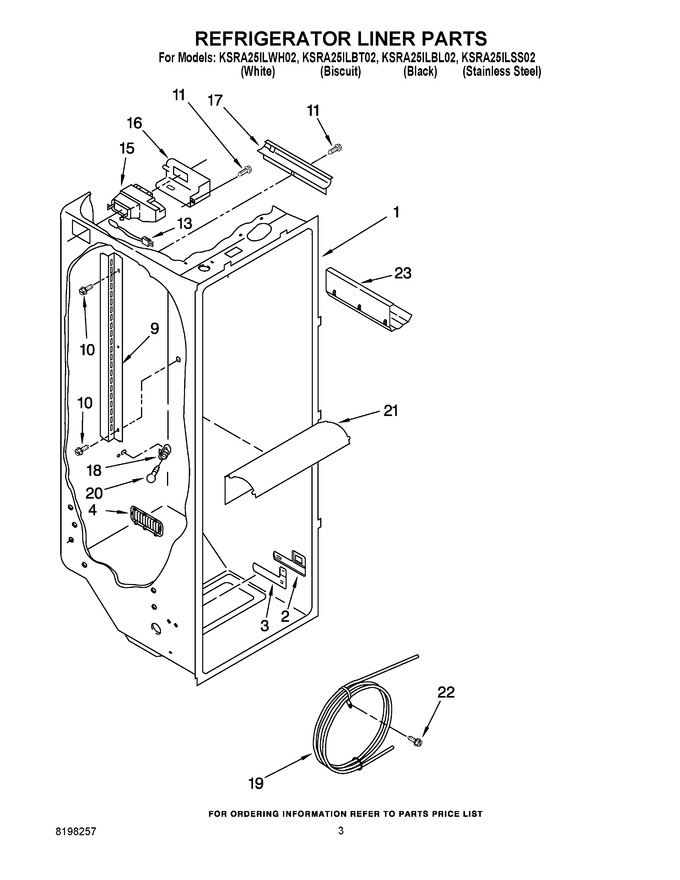 Diagram for KSRA25ILBT02