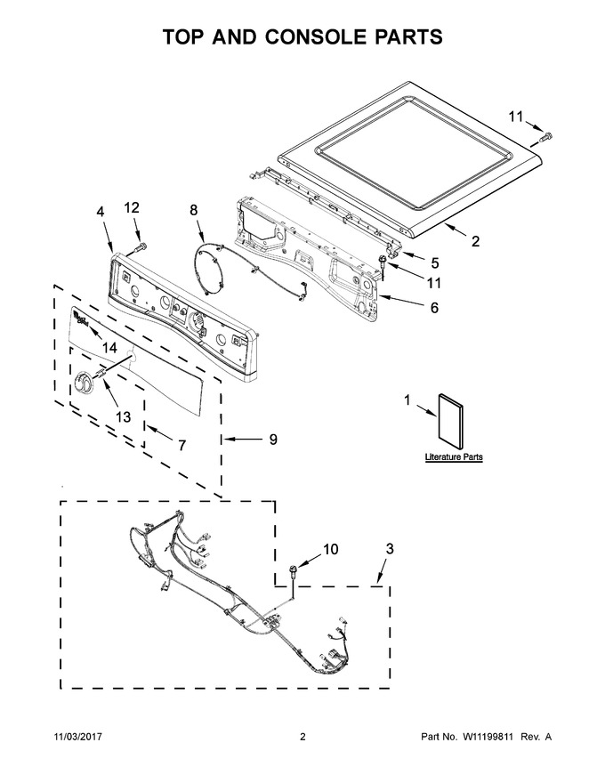 Diagram for WED7540FW1