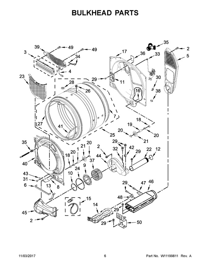 Diagram for WED7540FW1