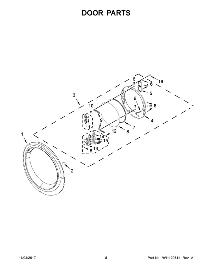Diagram for WED7540FW1