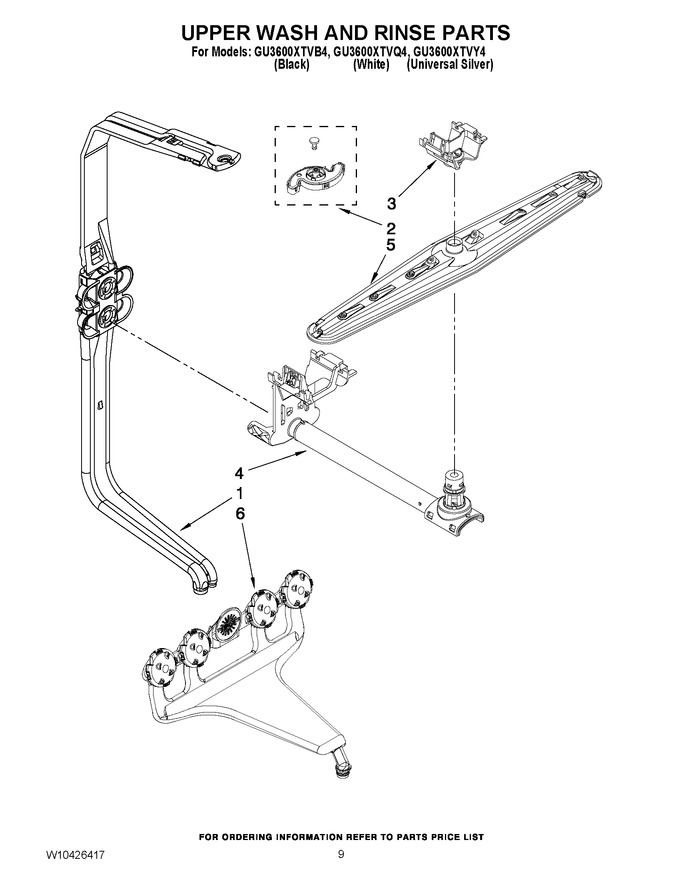 Diagram for GU3600XTVB4