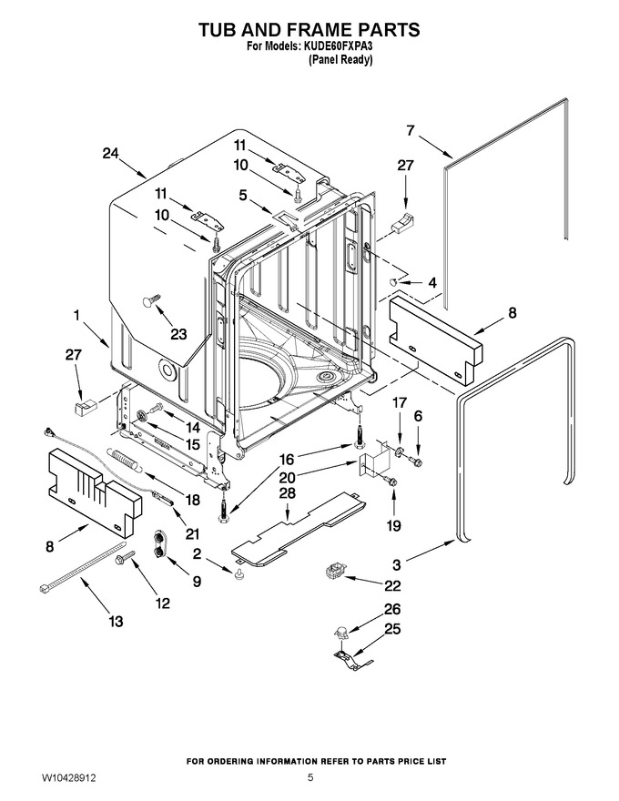 Diagram for KUDE60FXPA3