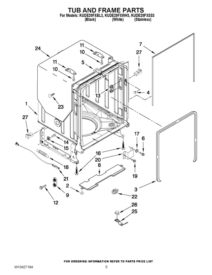 Diagram for KUDE20FXBL3