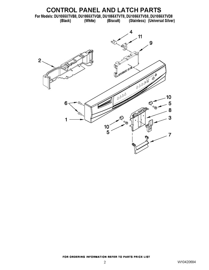 Diagram for DU1055XTVB8