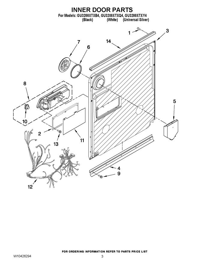 Diagram for GU3200XTXY4