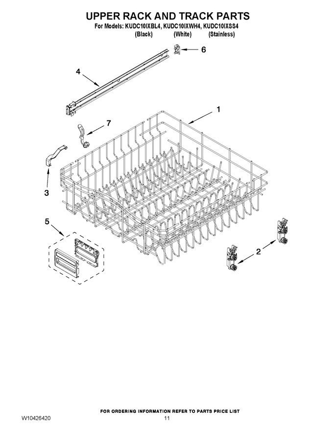 Diagram for KUDC10IXWH4