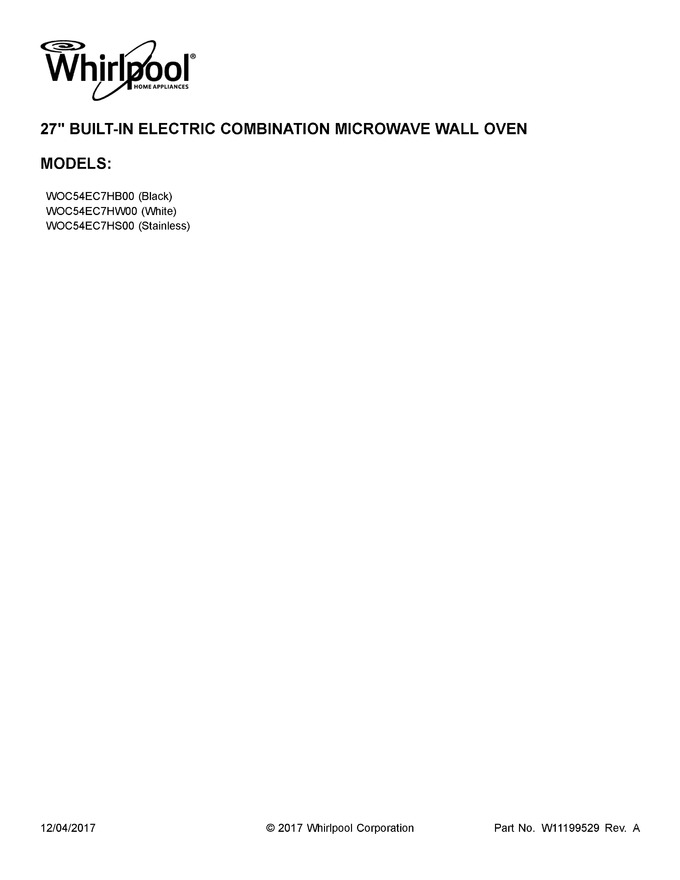 Diagram for WOC54EC7HW00