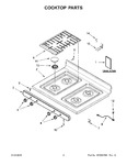 Diagram for 02 - Cooktop Parts