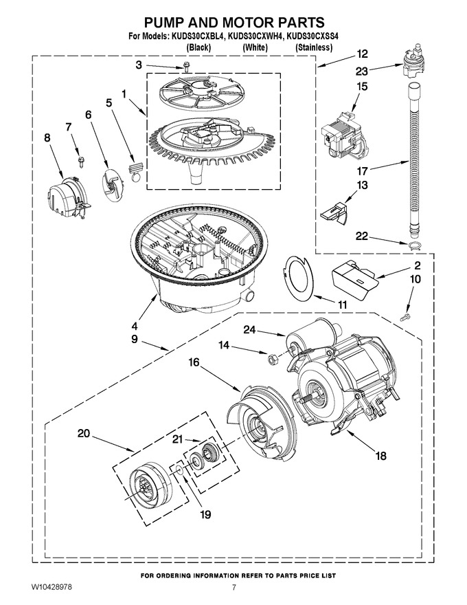 Diagram for KUDS30CXWH4