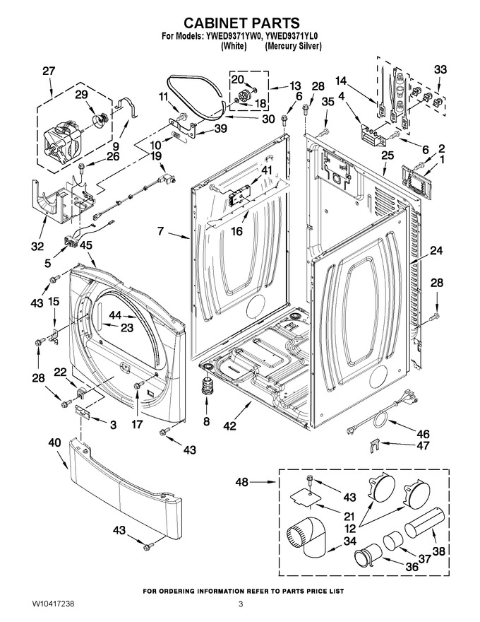 Diagram for YWED9371YW0