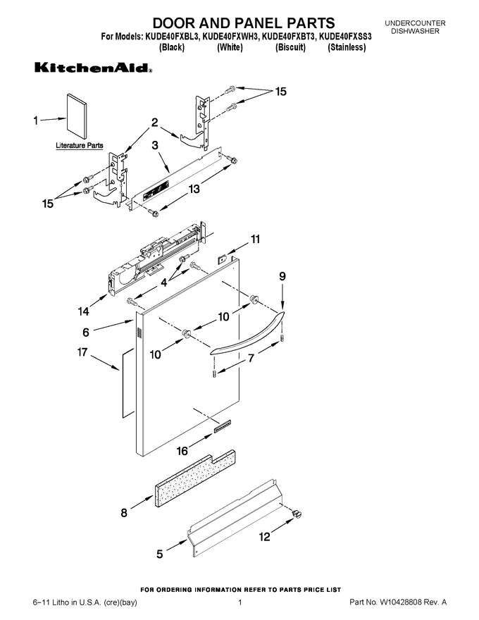 Diagram for KUDE40FXBL3