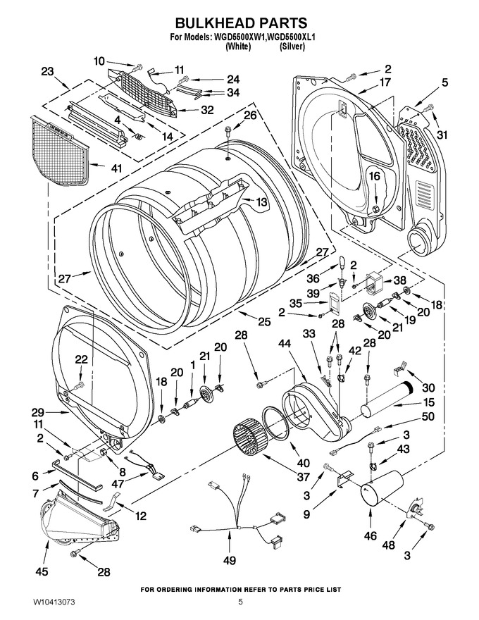 Diagram for WGD5500XW1