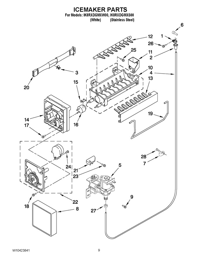 Diagram for IK8RXDGMXS00