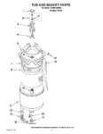 Diagram for 10 - Tub And Basket Parts