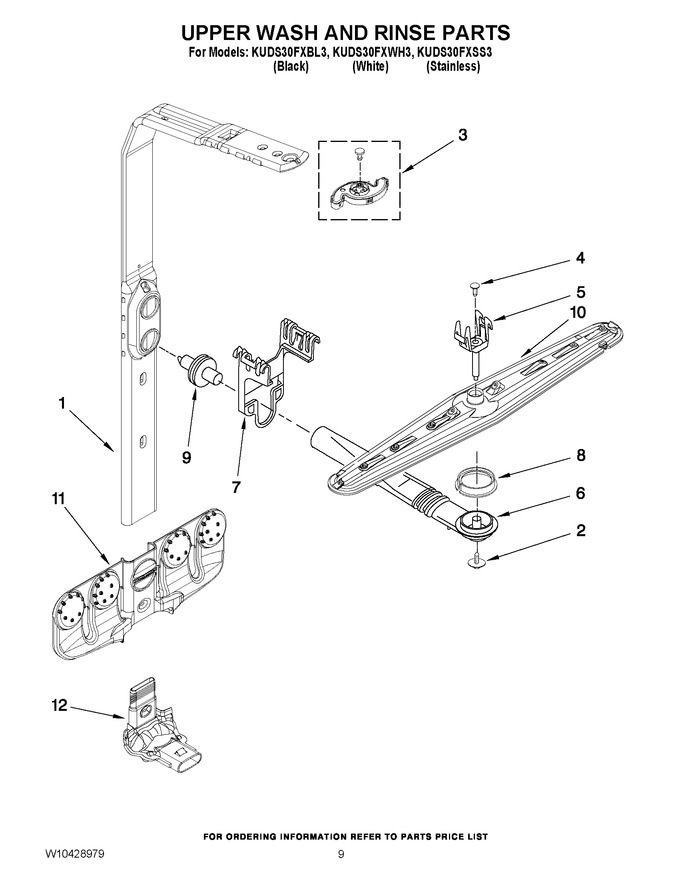 Diagram for KUDS30FXWH3