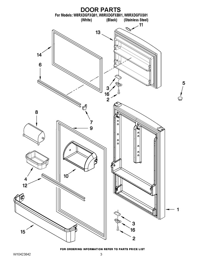 Diagram for W8RXDGFXS01