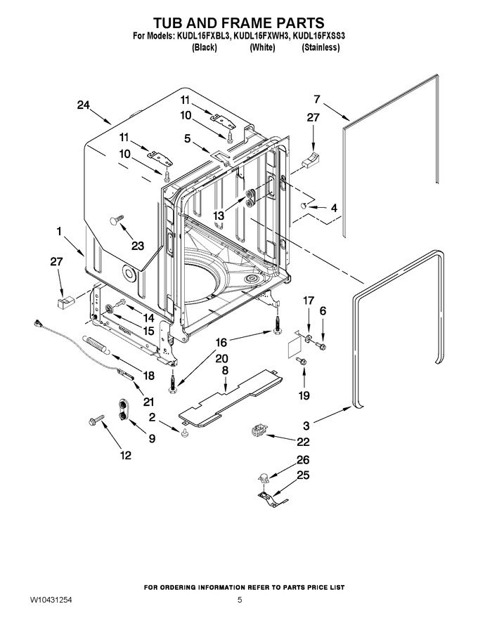 Diagram for KUDL15FXBL3