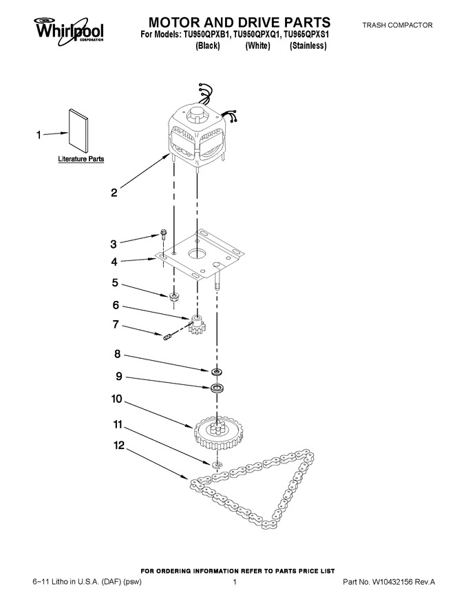 Diagram for TU950QPXQ1