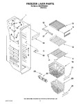 Diagram for 04 - Freezer Liner Parts
