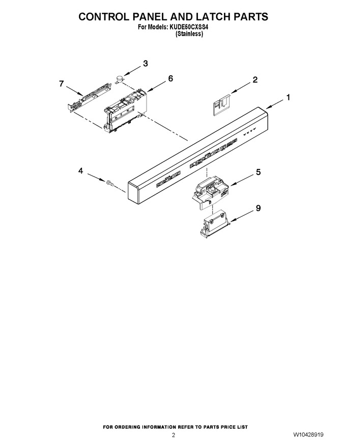 Diagram for KUDE50CXSS4