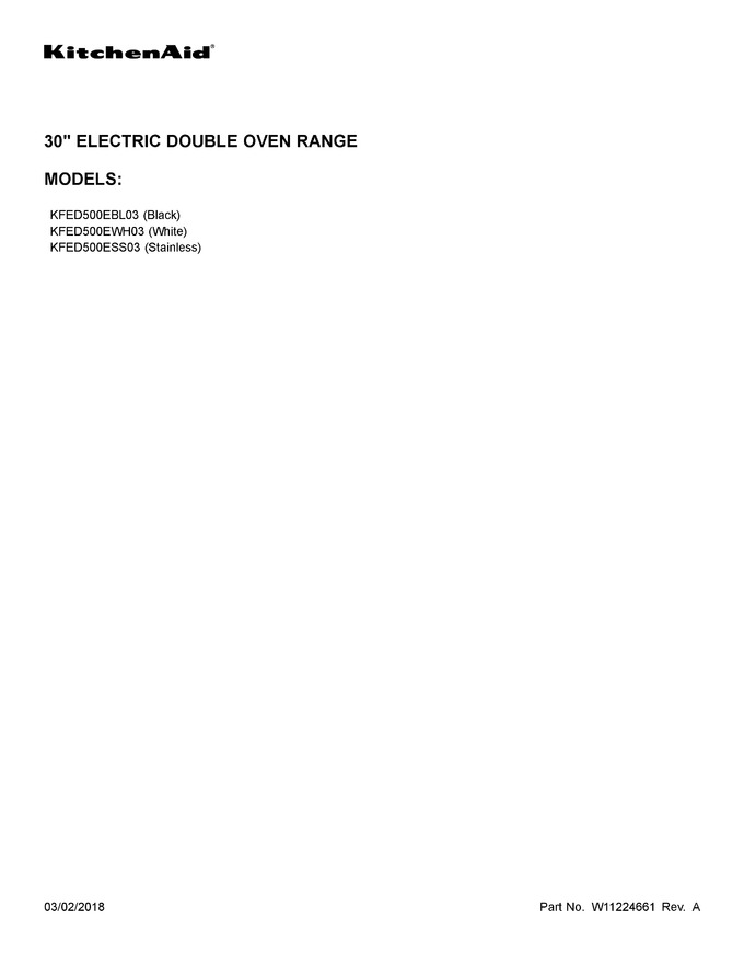 Diagram for KFED500ESS03