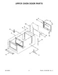 Diagram for 04 - Upper Oven Door Parts
