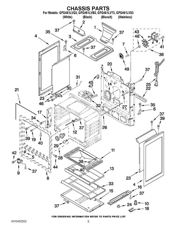 Diagram for GFG461LVT3