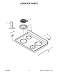 Diagram for 02 - Cooktop Parts