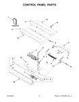 Diagram for 02 - Control Panel Parts