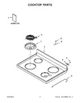 Diagram for 02 - Cooktop Parts