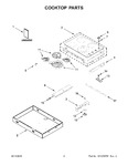Diagram for 02 - Cooktop Parts