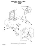 Diagram for 08 - Dispenser Front Parts