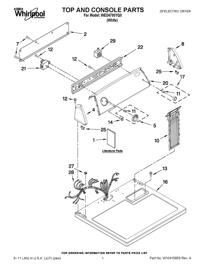 Diagram for WED4700YQ0