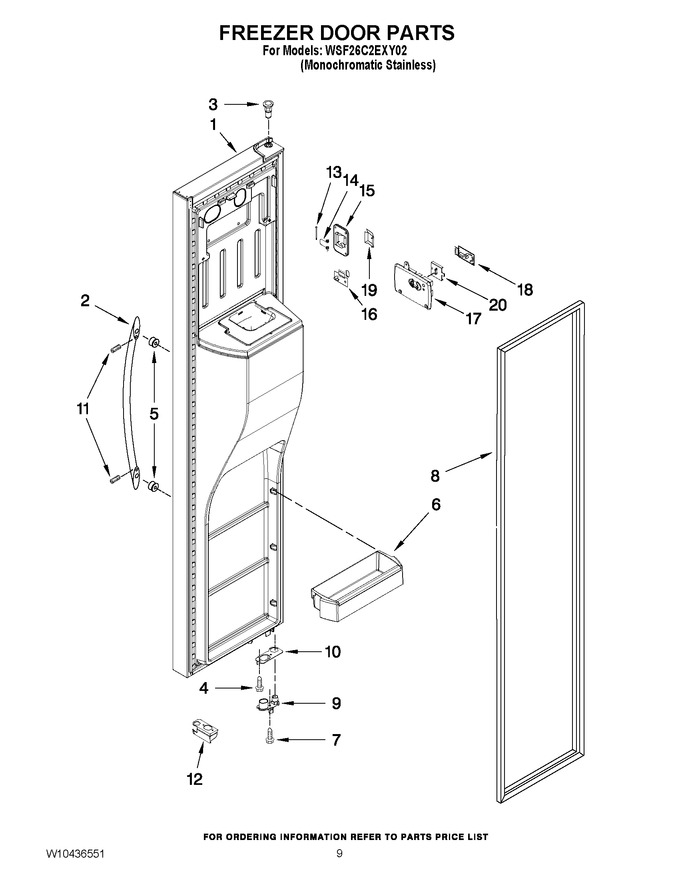Diagram for WSF26C2EXY02