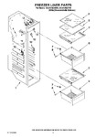 Diagram for 04 - Freezer Liner Parts